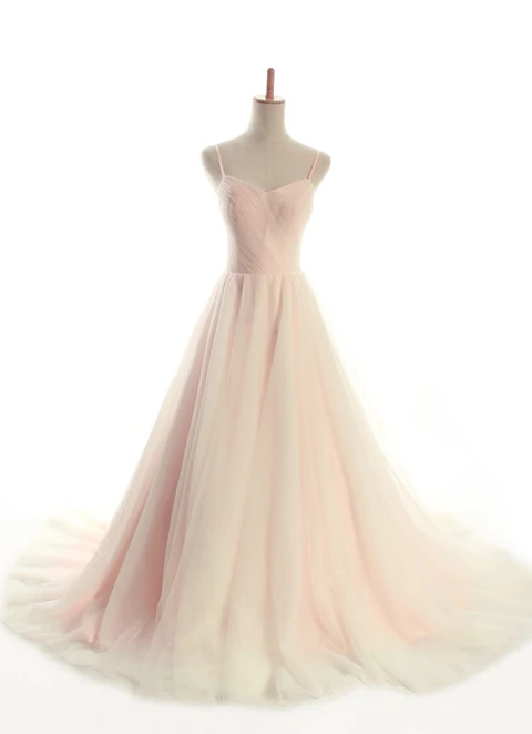 Tulle Wedding Dress Ball-gown/princess Sweetheart Court Train With Pleated