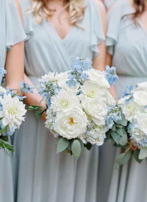 A-line Floor-length V Neck Sleeveless Chiffon Bridesmaid Dresses With Pleated