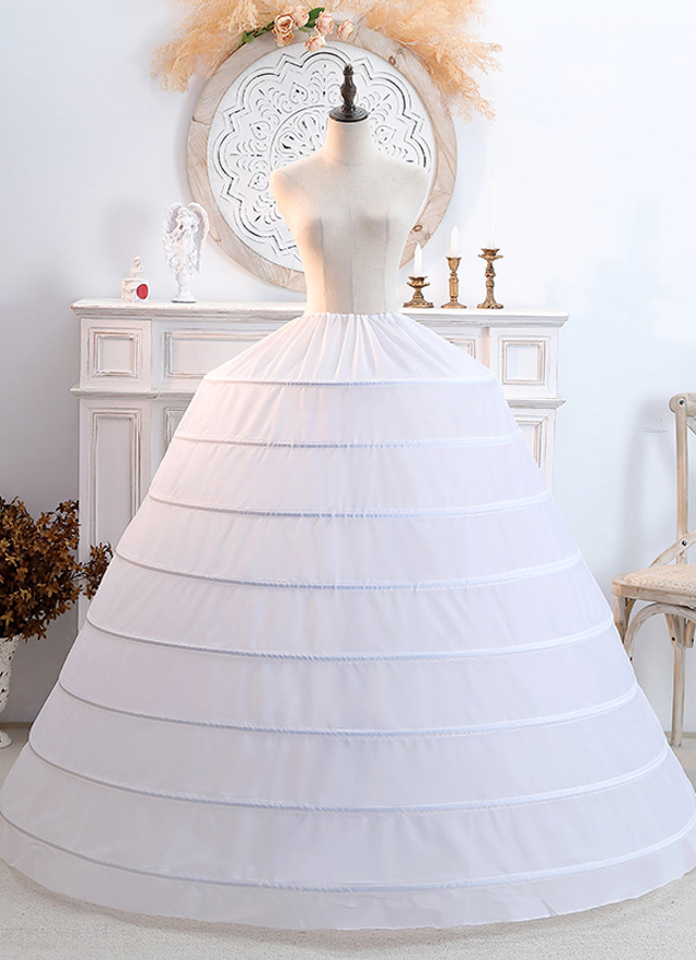 Tulle Netting Floor-length 1 Tier Petticoats