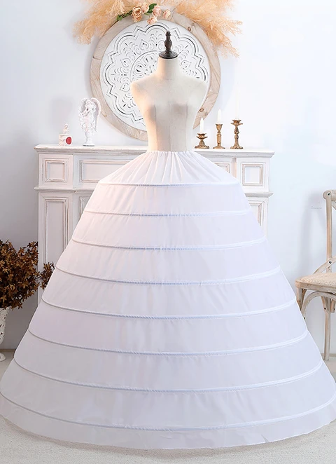 Tulle Netting Floor-length 1 Tier Petticoats