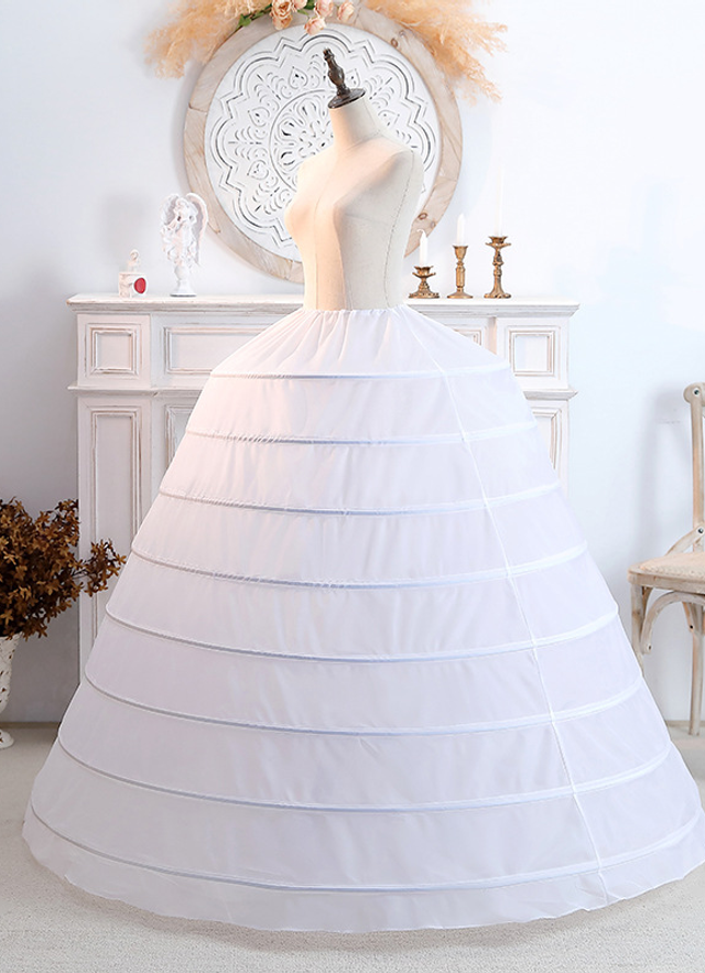 Tulle Netting Floor-length 1 Tier Petticoats